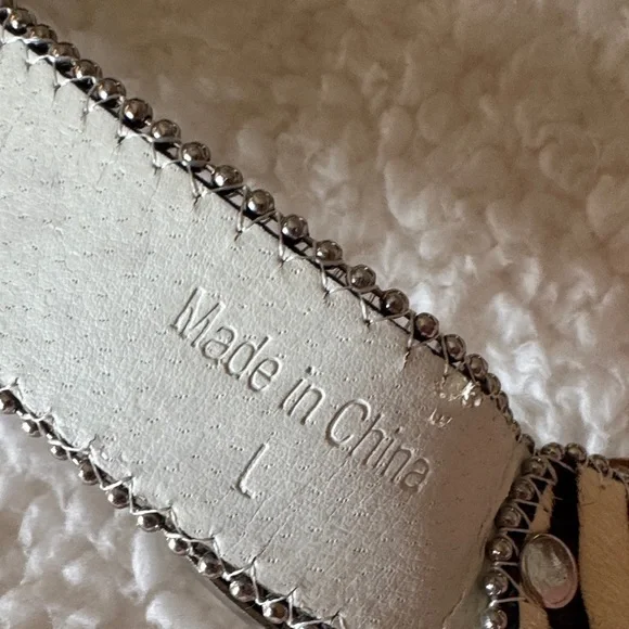 Crystal Embellished Animal Print Belt - Picture 3 of 3